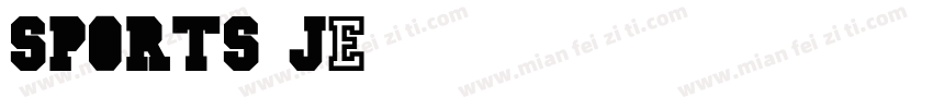 Sports Jersey Font字体转换